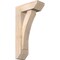 Ekena Millwork Thorton Slat Smooth Bracket w/ Offset Brace, Douglas Fir, 5 1/2"W x 14"D x 26"H BKT0604X14X26THR06SDF - alternate 1